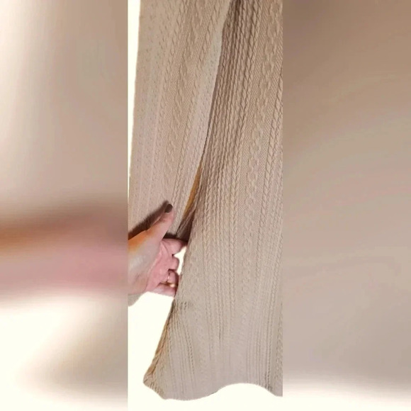 SHEIN, Size S, Coffee Colored Longsleeve Cable Knit Dress - Picture 9 of 11